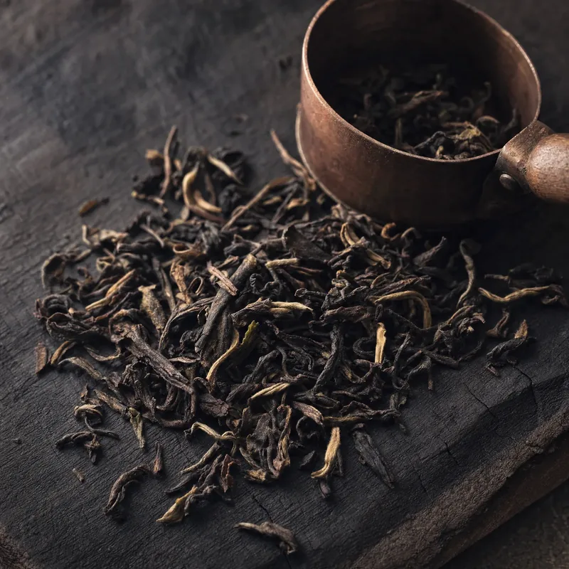 Loose Autumn Chinary Black leaf